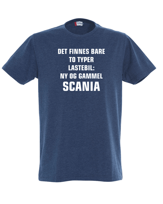 Ny og gammel Scania t-shirt