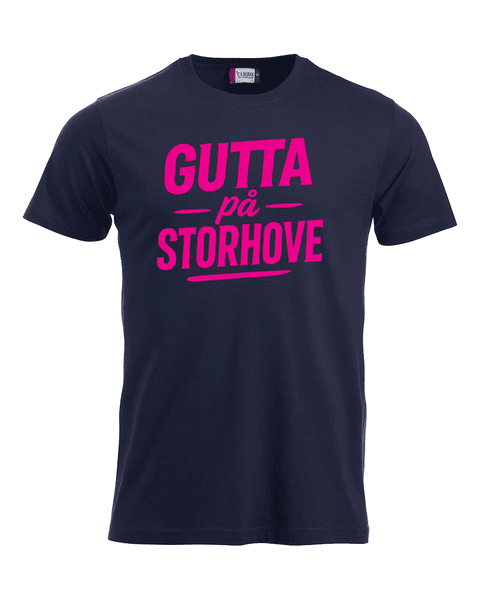 Gutta på Storhove tee (rosa)