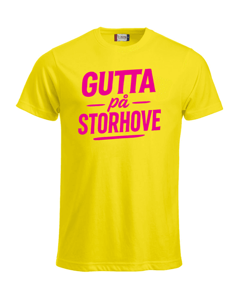 Gutta på Storhove tee (rosa)